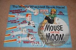 THE MOUSE ON THE MOON (1963) V. RARE ORIG. UK QUAD POSTER in FINE COND