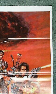 THE NEW BARBARIANS (1983) original UK cinema quad movie poster post apocalypse