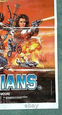 THE NEW BARBARIANS (1983) original UK cinema quad movie poster post apocalypse