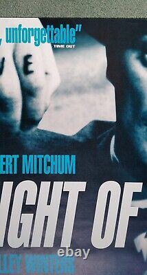 THE NIGHT OF THE HUNTER (1955) (BFI 1999RR) original UK quad movie poster