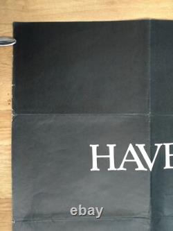 THE OMEN (1976) rare original UK teaser quad movie poster Gregory Peck horror