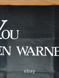 THE OMEN (1976) rare original UK teaser quad movie poster Gregory Peck horror