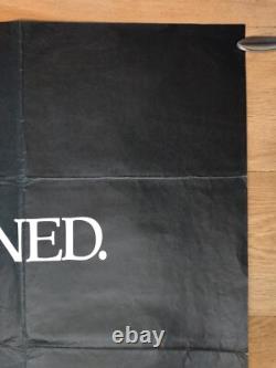 THE OMEN (1976) rare original UK teaser quad movie poster Gregory Peck horror