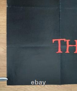 THE OMEN (1976) rare original UK teaser quad movie poster Gregory Peck horror