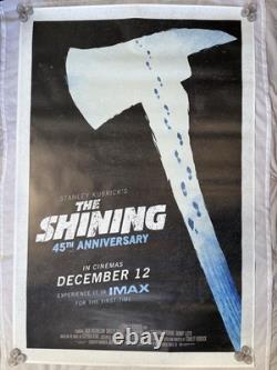 THE SHINING 45th ANN LARGE FORMAT IMAX POSTER 71 X 49 KUBRICK RARE