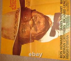 THE SHOOTIST -John Wayne's last western -RARE 1976 UK original 30x40 quad poster