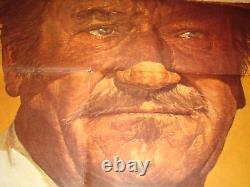 THE SHOOTIST -John Wayne's last western -RARE 1976 UK original 30x40 quad poster