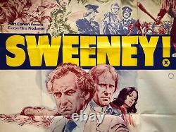 THE SWEENEY ORIGINAL GIANT FILM POSTER 4 Sheet / Double Quad RARE