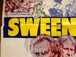 THE SWEENEY ORIGINAL GIANT FILM POSTER 4 Sheet / Double Quad RARE