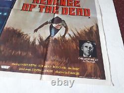 THE TERROR OF DR CHANEY REVENGE OF THE DEAD POSTER original UK QUAD 30x40 1977