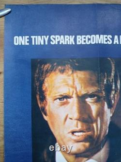 THE TOWERING INFERNO (1974) original UK quad poster Steve McQueen, Paul Newman