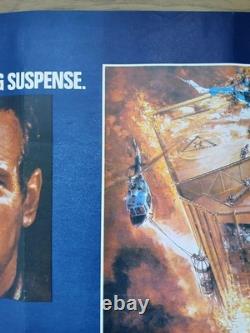 THE TOWERING INFERNO (1974) original UK quad poster Steve McQueen, Paul Newman