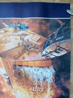 THE TOWERING INFERNO (1974) original UK quad poster Steve McQueen, Paul Newman