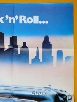THE WANDERERS (1979) original UK quad poster rare car & sexy chick version