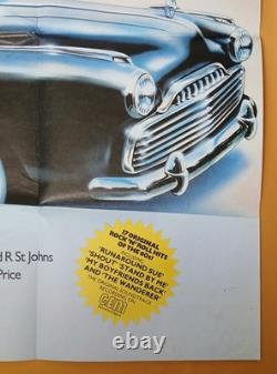 THE WANDERERS (1979) original UK quad poster rare car & sexy chick version