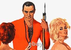 THUNDERBALL (1965) British Quad 30x40 style A James Bond movie poster