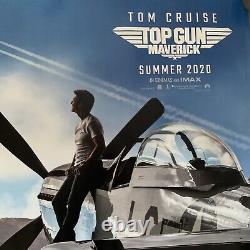 TOP GUN MAVERICK Tom Cruise UK Quad Summer 2020 Cinema Movie Poster RECALLED