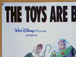 TOY STORY (1995) rare rolled double-sided original UK 1st release QUAD POSTER