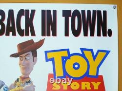 TOY STORY (1995) rare rolled double-sided original UK 1st release QUAD POSTER