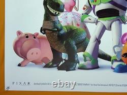 TOY STORY (1995) rare rolled double-sided original UK 1st release QUAD POSTER