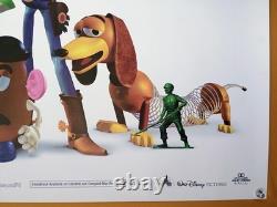 TOY STORY (1995) rare rolled double-sided original UK 1st release QUAD POSTER