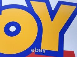 TOY STORY (1995) rare rolled double-sided original UK 1st release QUAD POSTER