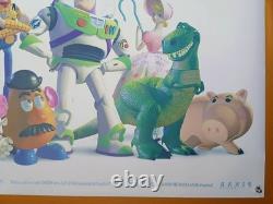 TOY STORY (1995) rare rolled double-sided original UK 1st release QUAD POSTER