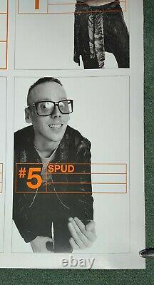 TRAINSPOTTING (1996) original UK advance teaser double-sided quad movie poster