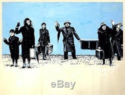 TRAVELLING PLAYERS, THE (1976) UK quad poster + artist's orig maquette painting