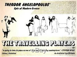 TRAVELLING PLAYERS, THE (1976) UK quad poster + artist's orig maquette painting