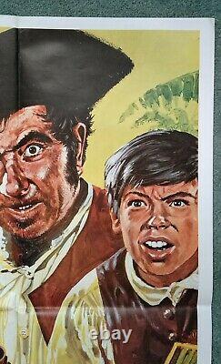 TREASURE ISLAND (1950, RR1970s) original UK quad movie poster Bysouth artwork