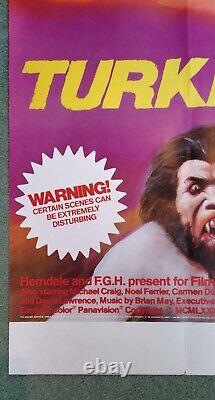 TURKEY SHOOT (1982) original UK quad movie poster Oz cult dystopian exploitation