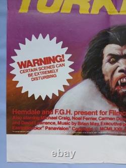 TURKEY SHOOT (1982) rare original UK quad movie poster Oz cult exploitation