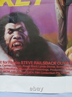 TURKEY SHOOT (1982) rare original UK quad movie poster Oz cult exploitation