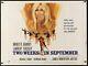 Two Weeks In September A Coeur Joie British Quad Movie Poster Brigitte Bardot 67