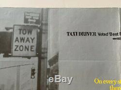 Taxi Driver Original UK British Quad Film Poster (1976) Robert De Niro