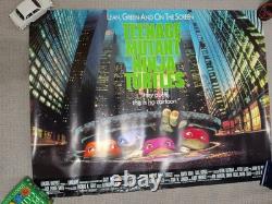 Teenage Mutant Ninja Turtles (1990) Original UK Quad 30x40 Rolled Classic