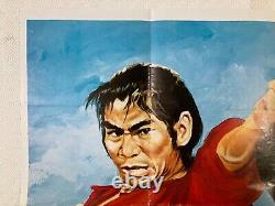 Temple of the Dragon AKA Kung Fu Invaders Original 1974 Movie Quad Poster