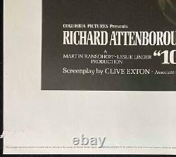 Ten 10 Rillington Place Original Quad Movie Poster Richard Attenborough 1971