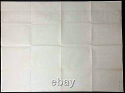 Ten Commandments Original Quad Movie Poster Charlton Heston Cecil B DeMille RR