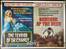Terror of Dr Chaney / Revenge of the Dead ORIGINAL Quad Movie Cinema Poster 1976