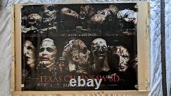 Texas Chinsaw 3D Quad Poster.'MINT