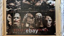 Texas Chinsaw 3D Quad Poster.'MINT