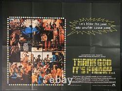 Thank God Its Friday Original Quad Movie Cinema Poster Donna Summer 1978