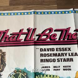 That'll Be The Day Original UK Quad Movie Film Cinema Poster 1973 VGC