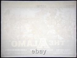 The Alamo ORIGINAL Quad Movie Poster JOHN WAYNE Widmark Harvey Avalon RR