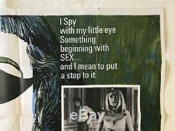 The Anniversary 1968 Original Movie Quad Poster Bette Davis Chantrell Art