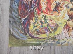 The Beastmaster (1982) UK Quad Movie Poster, Folded, Josh Kirby Artwork