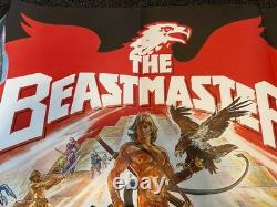 The Beastmaster (1982) UK Quad Movie Poster, Folded, Josh Kirby Artwork