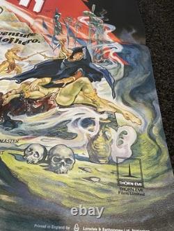 The Beastmaster (1982) UK Quad Movie Poster, Folded, Josh Kirby Artwork